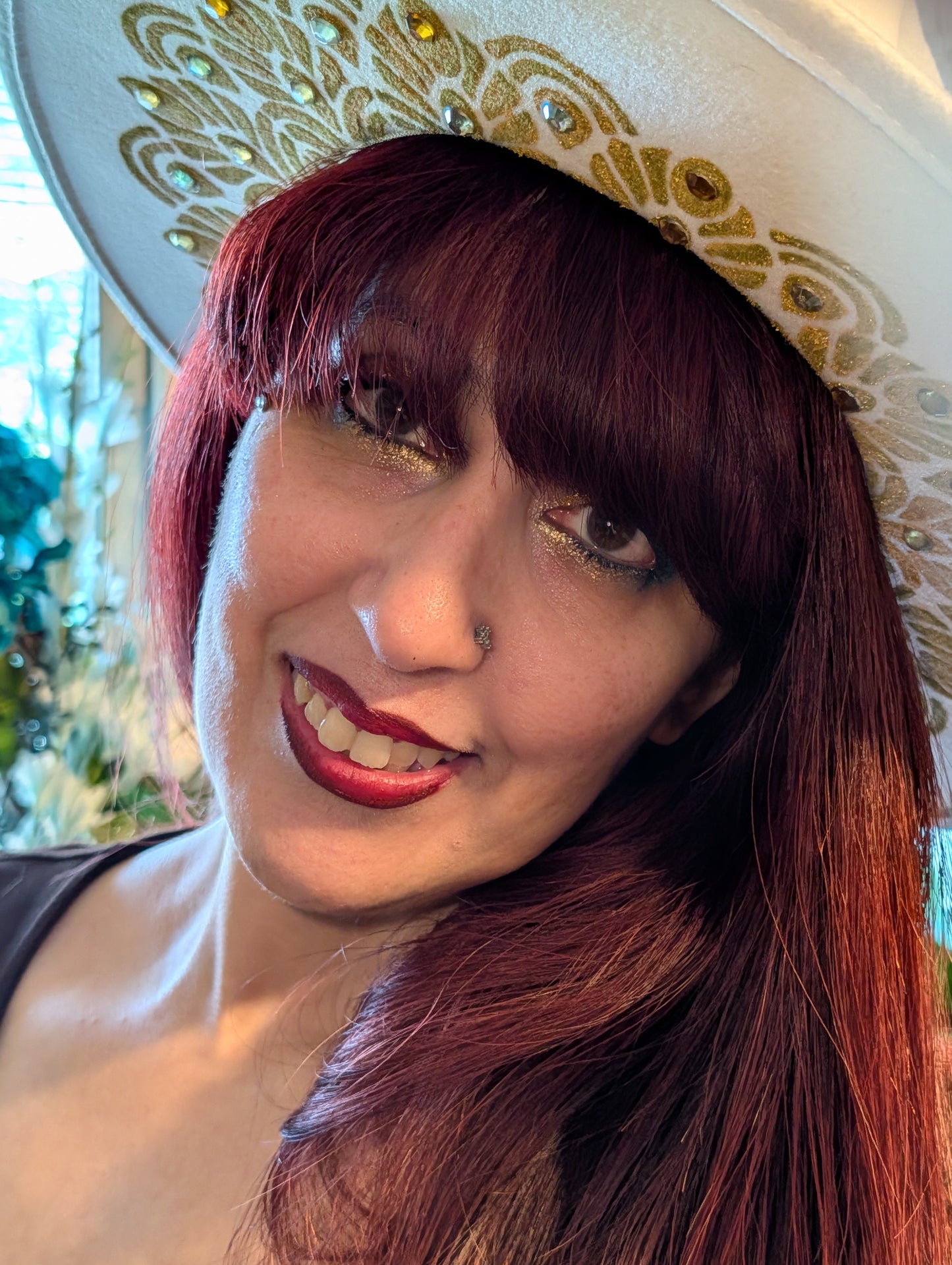 Ivory Boho Western Hat