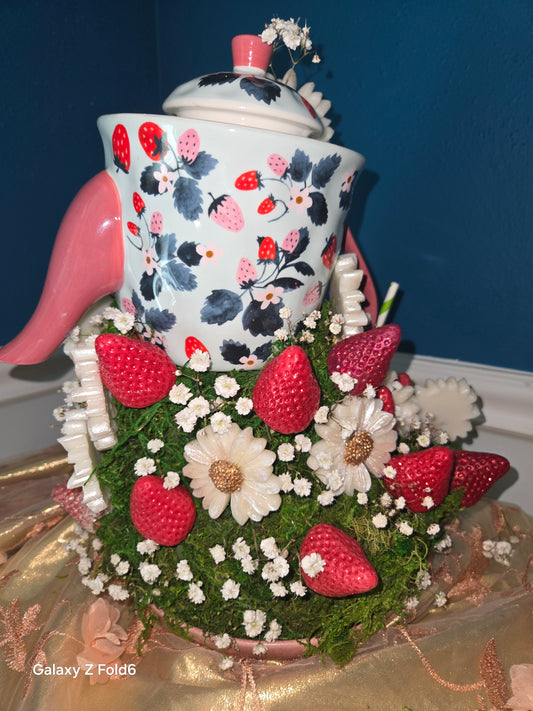 Strawberry Spills & Teapot Tales
