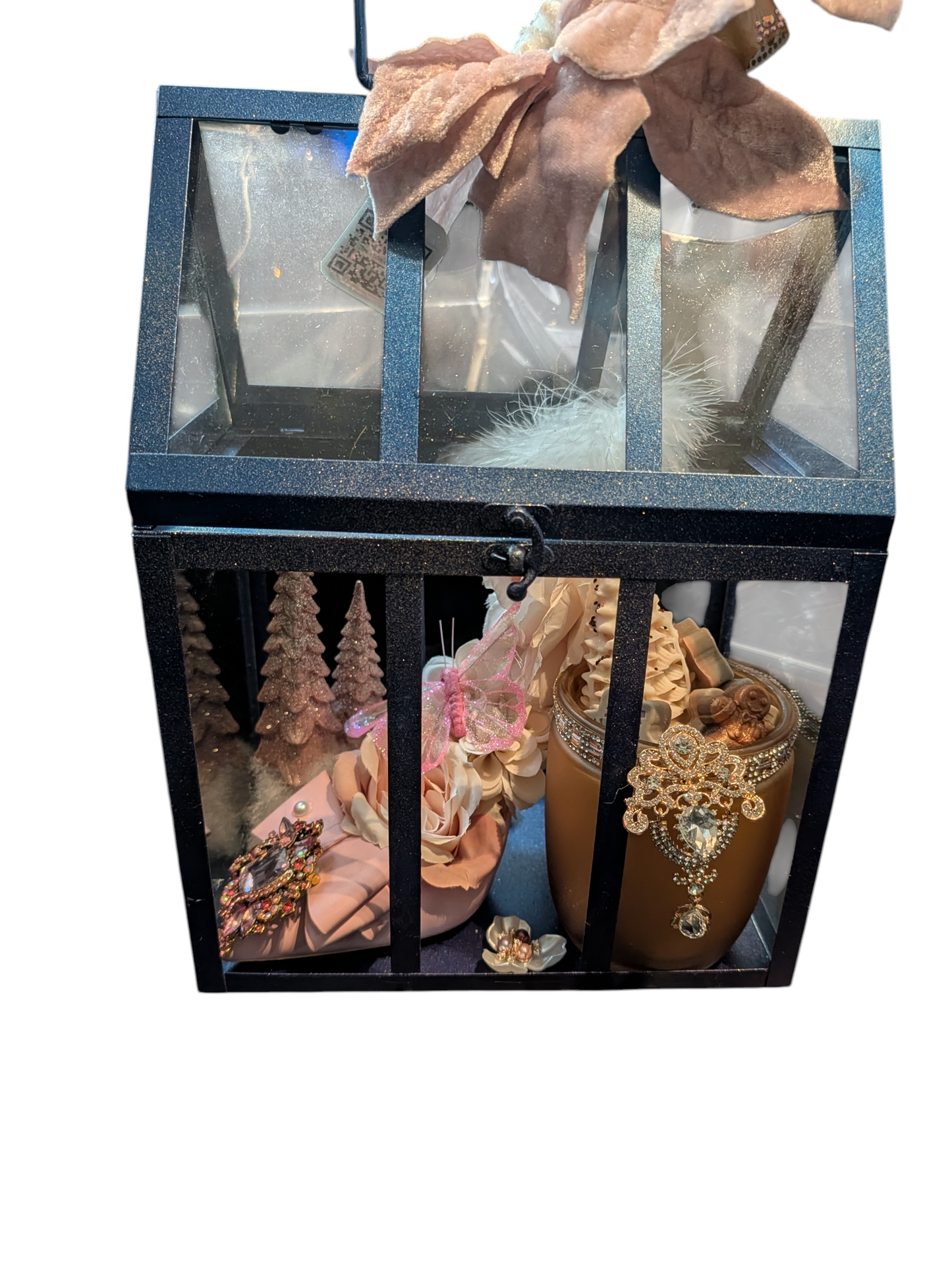 Peacock color-toned cage & Soaps