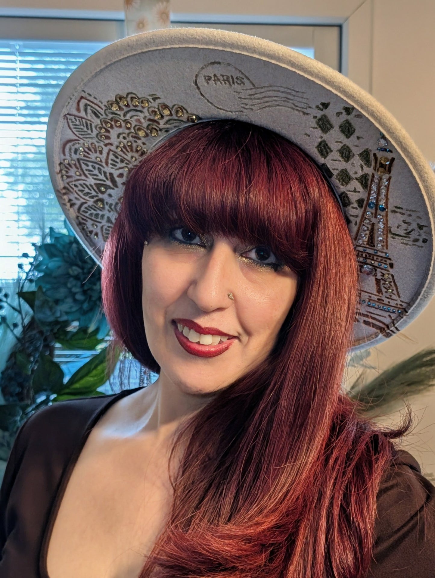 Eiffel Tower Fedora Hat