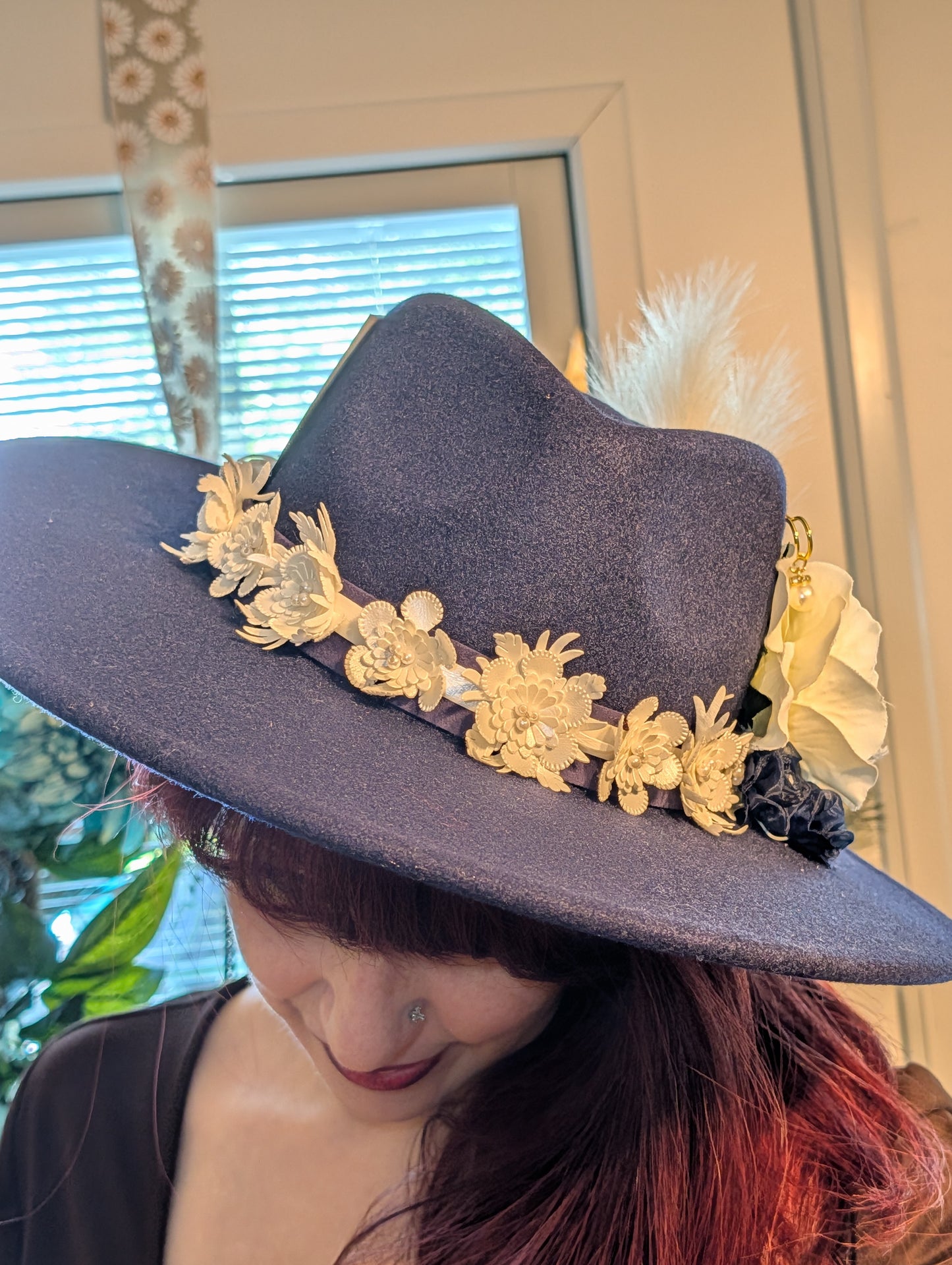 Blue Eiffel Tower Fedora