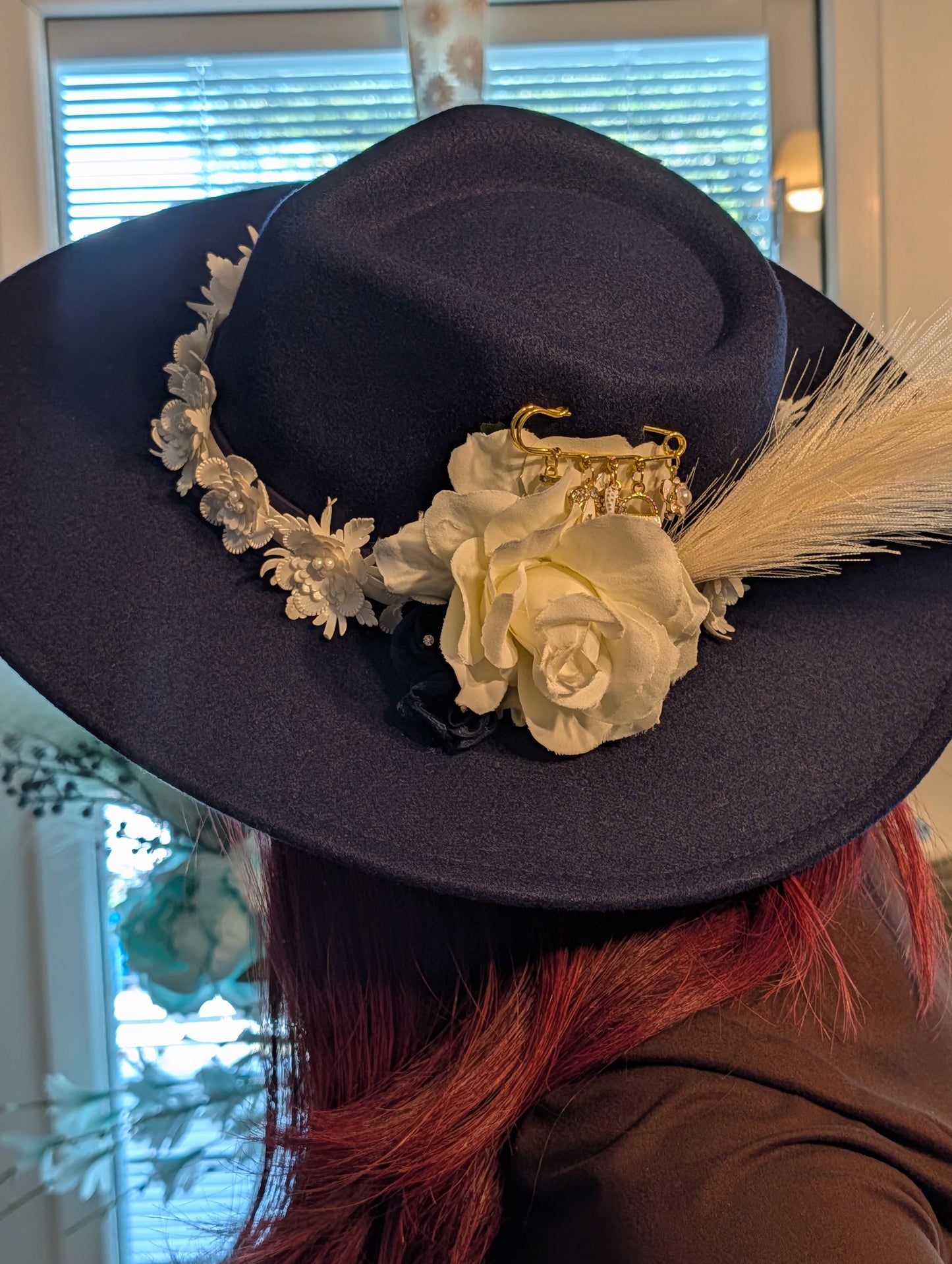 Blue Eiffel Tower Fedora