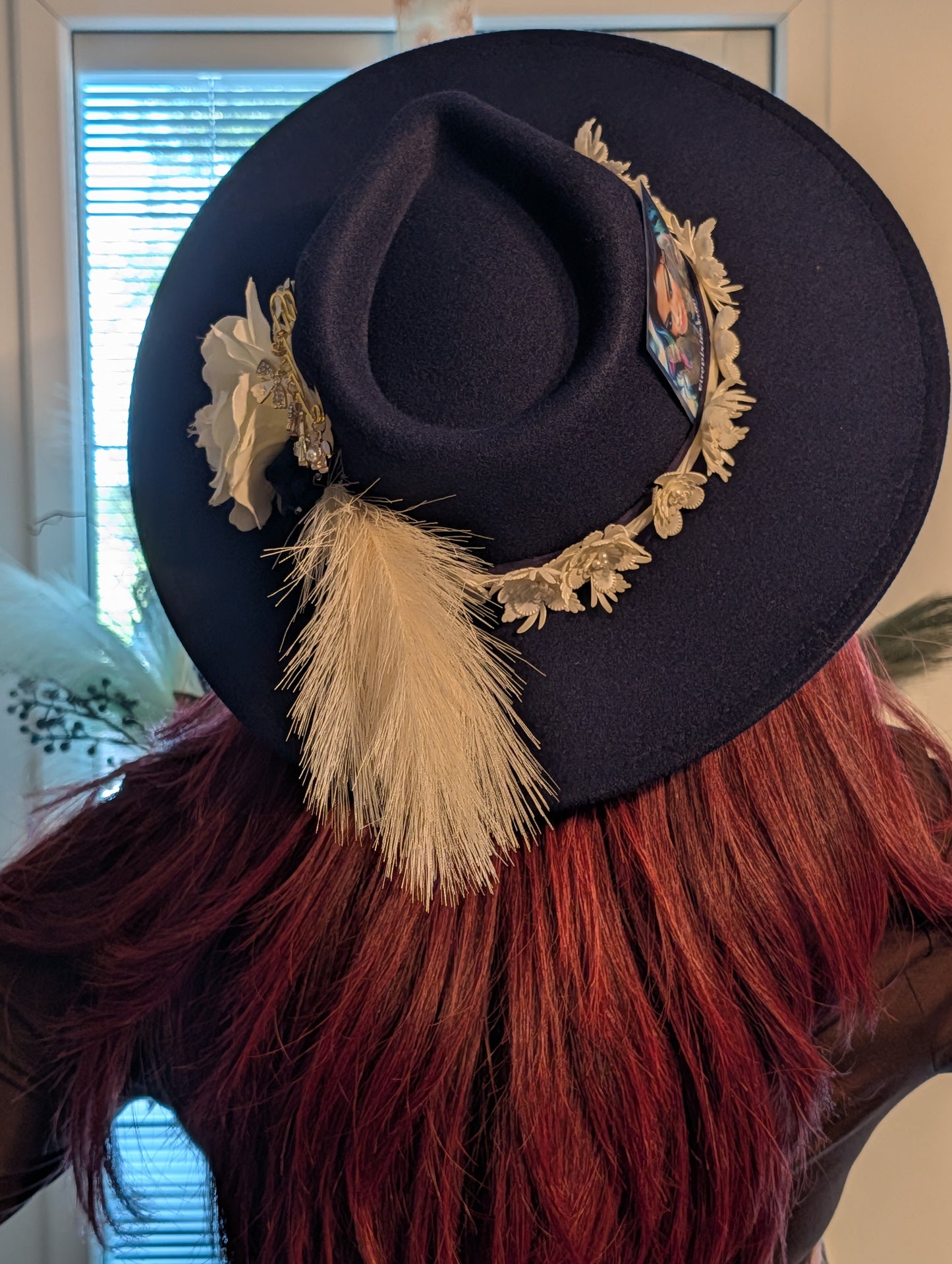 Blue Eiffel Tower Fedora