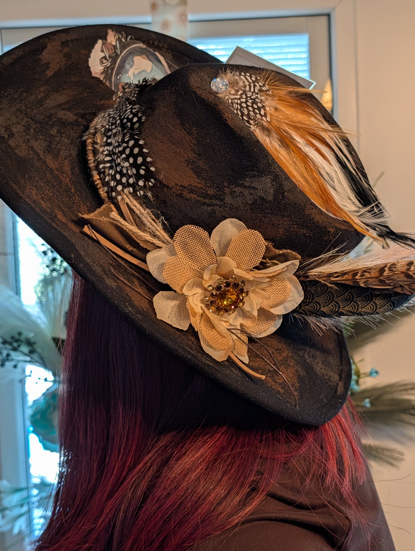 Distressed Rustic Cowgirl Hat