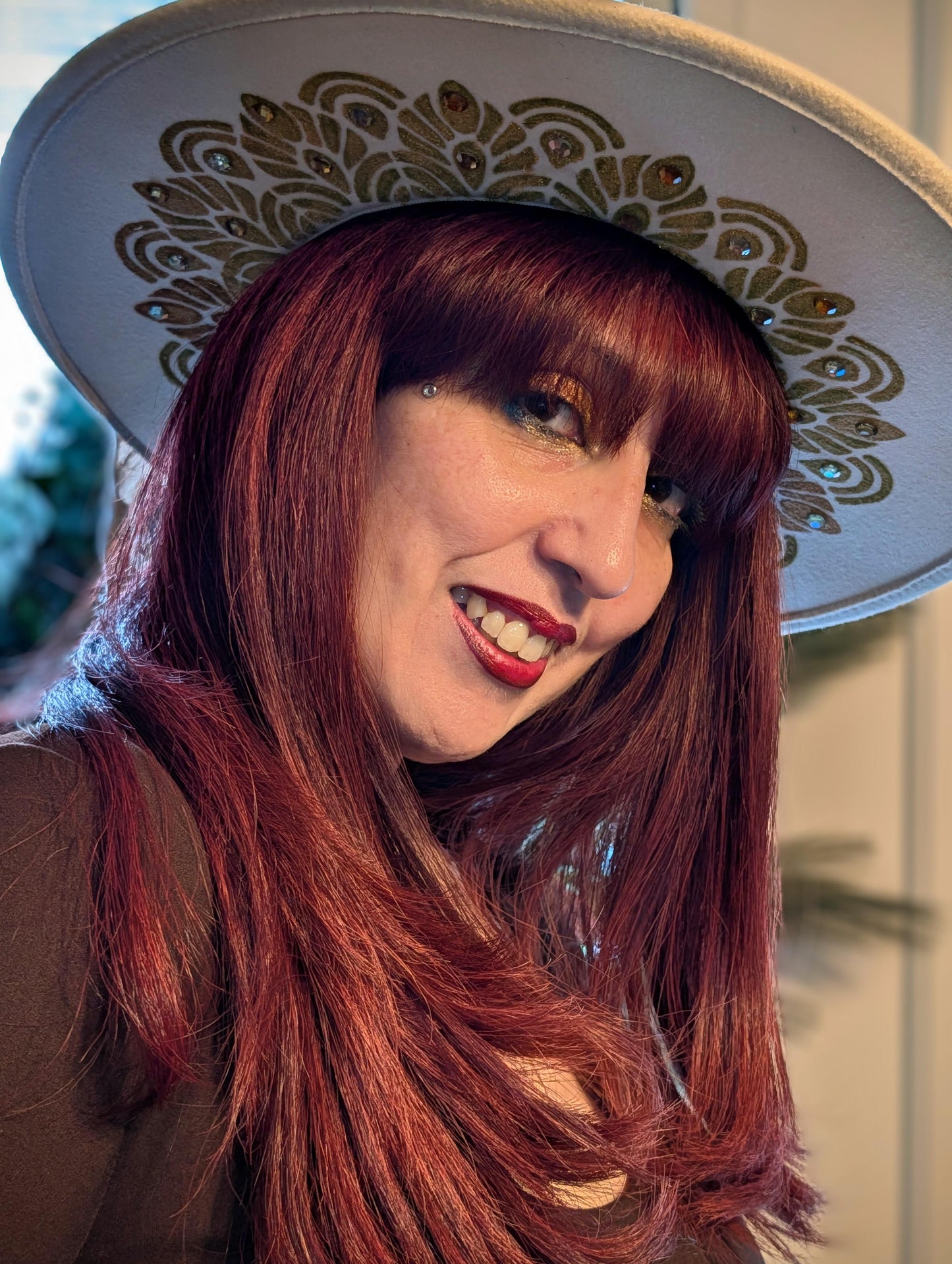 Ivory Boho Western Hat
