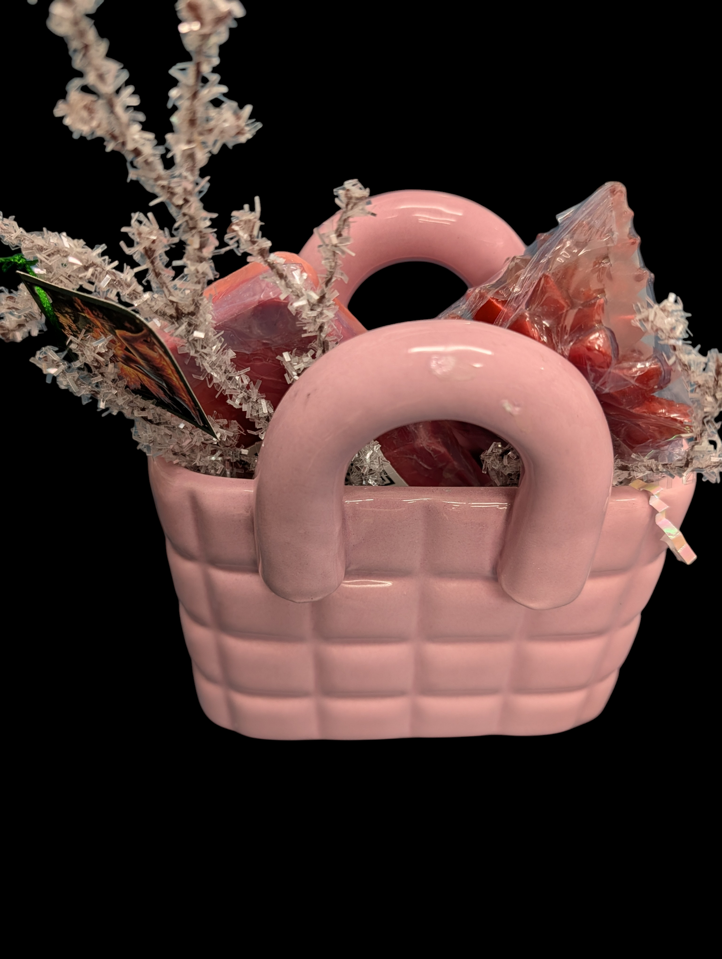 Soap-glossy ceramic purse-Soap