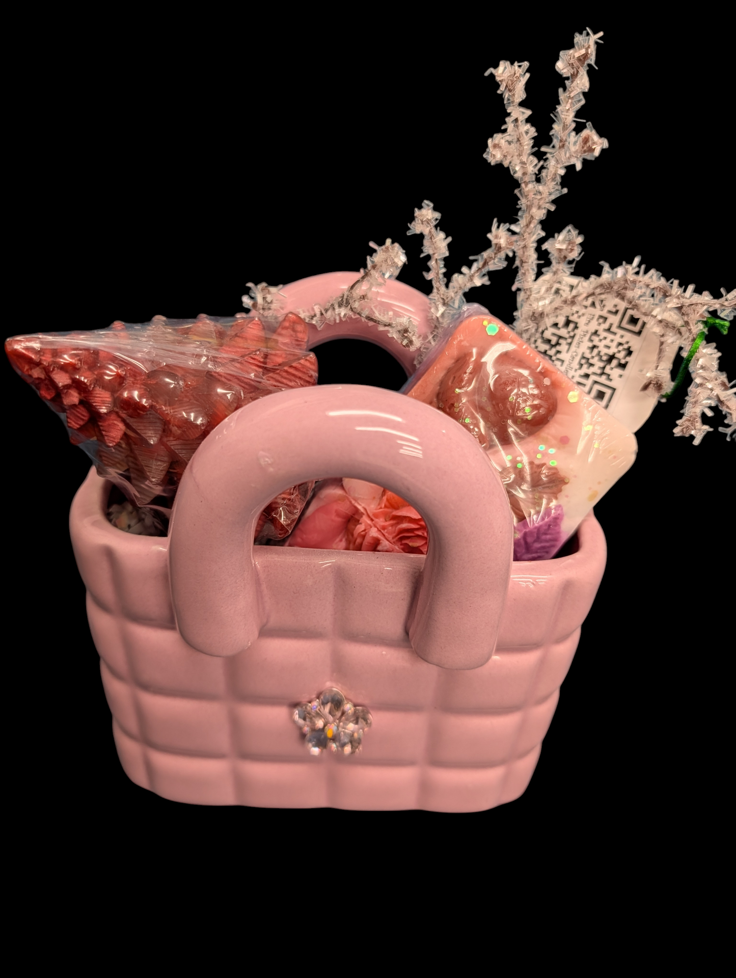 Soap-glossy ceramic purse-Soap