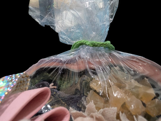 Shimmering peacock Cage Decor soap