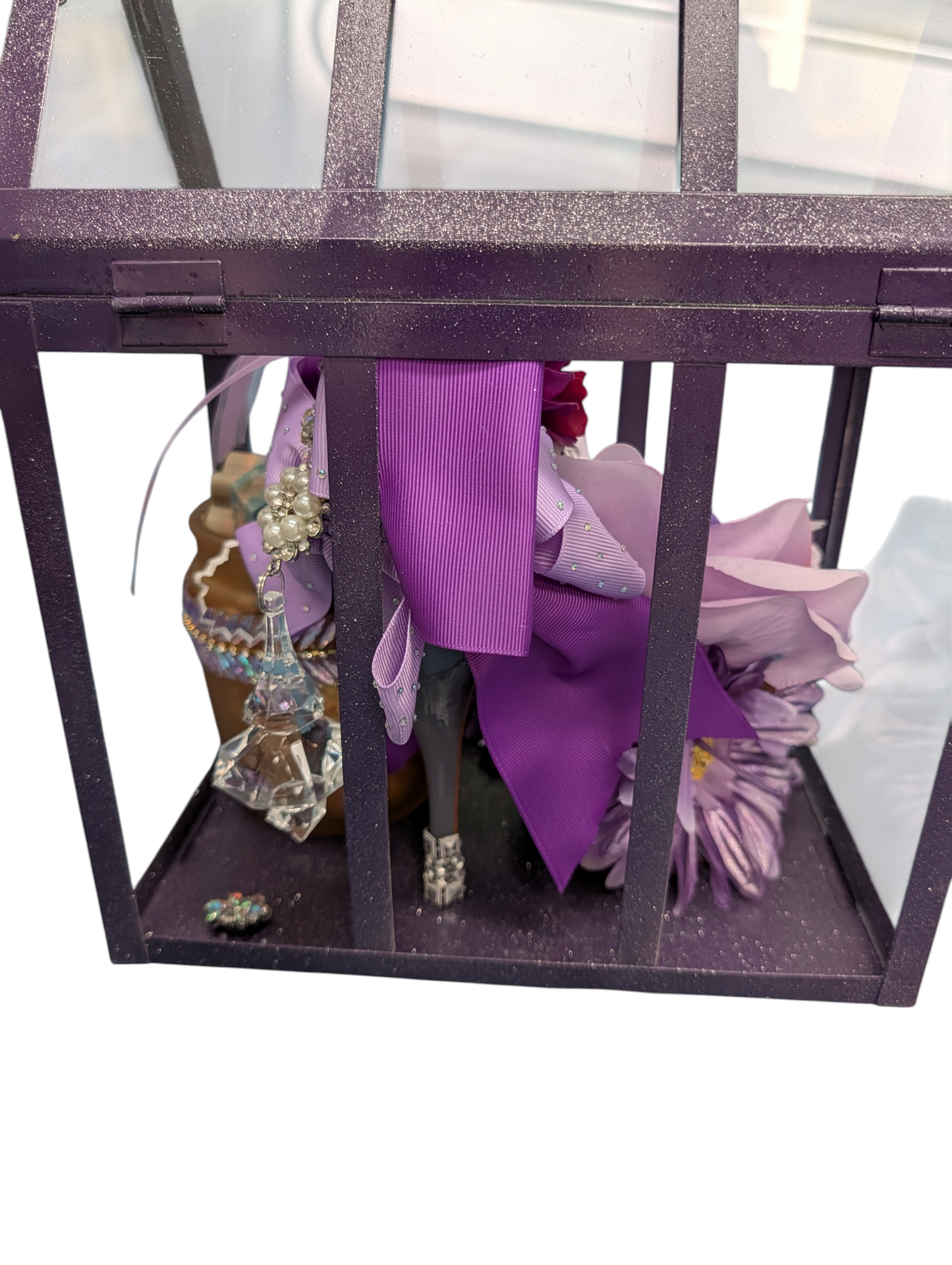 Purple Christmas  Gift-Cage Decor soap